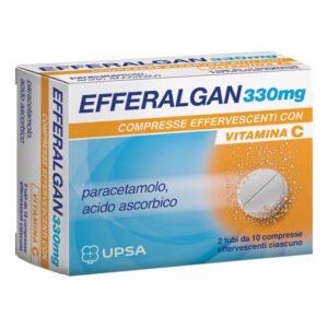 Efferalgan Con Vitamina C 330 mg 20 Compresse Effervescenti