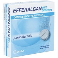 Efferalganmed 500mg Paracetamolo Febbre e Dolore, 16 Compresse Effervescenti
