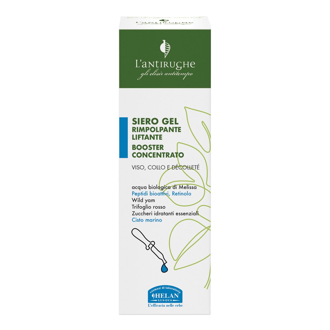 Elisir antitempo l'antirughe siero gel rimpolpante liftante booster concentrato 30 ml