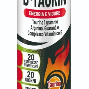 Equilibra B- Taurin Integratore Energetico per Sportivi 20 Compresse Effervescenti