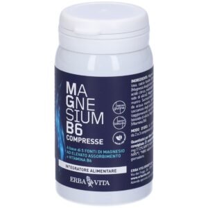Erba Vita Magnesium B6 Integratore Magnesio e Vitamina B 60 Capsule