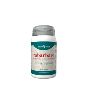 Erba Vita Monoplanta Rabarbaro Integratore Transito Intestinale 60 Capsule