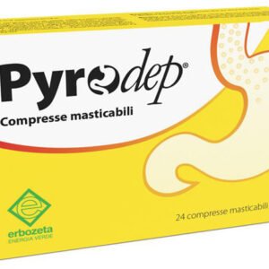 Erbozeta pyrodep 24 compresse masticabili azione antispatica e gastroprotettiva