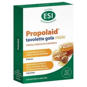 Esi Propolaid Integratore Benessere Gola 30 Tavolette Gusto Miele
