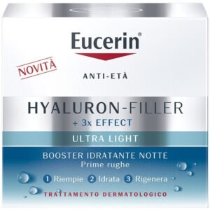 Eucerin Hyaluron-Filler + 3x Effect Booster Idratante Crema Viso Notte 50 ml