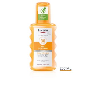 Eucerin Sun Protection Sensitive Protect spray corpo solare trasparente per pelle sensibile SPF30 200 ml
