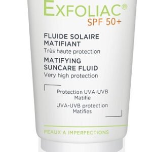 Exfoliac fluide solaire matifiant spf50+ 40 ml