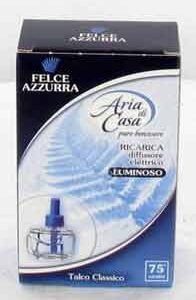 FELCE AZZURRA - Deodorante Per Ambiente Diffusore Elettrico Luminoso Ricarica Talco Classico