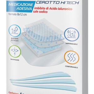 Fidia Connettivina Cerotto Hi Tech Acido Ialuronico 8 x 12 cm 4 Cerotti