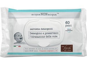 Fiocchi di riso acqua non acqua salviette 60 pezzi