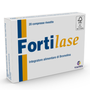 Fortilase Integratore Antinfiammatorio con Bromelina 20 Compresse