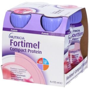 Fortimel Compact Protein Integratore Proteico Alla Fragola 4x125 ml