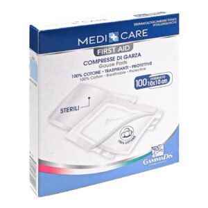 Garza cotone 10x10 cm 100 pezzi