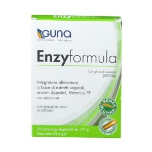 Guna Enzyformula Integratore Di Enzimi Digestivi 20 Compresse