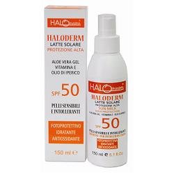 Halo Pharma Haloderm Latte Solare Spf50 Protezione Alta 150 Ml