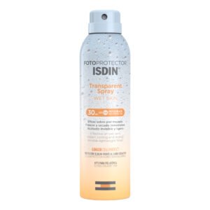 Isdin Fotoprotector Spray Trasparente Wet Skin SPF 30 Protezione Corpo 250 ml