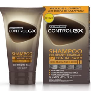 Just For Men Control Gx 2 In 1 Shampoo Con Balsamo Colorante 118 ml