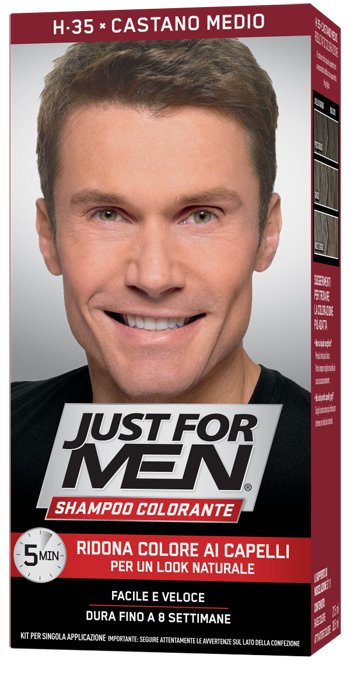 Just For Men Shampoo Colorante Colore Castano Medio