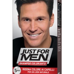 Just for men shampoo colorante h55 nero attivatore chiaro 38,5 ml + base colore 27,5 ml