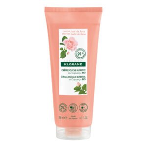 Klorane crema doccia latte di rosa 200 ml