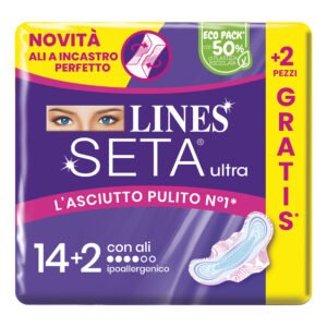 Lines Seta Ultra Nuovo Con Ali 14+2 Assorbenti