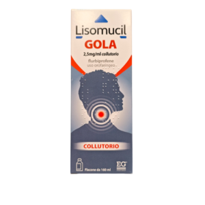Lisomucil Gola Collutorio 2.5mg/ml Flurbiprofene 160 ml