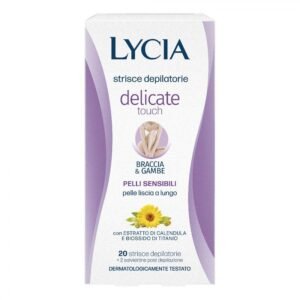 Lycia Strisce Depilatorie Delicate Touch Braccia e Gambe 12 Pezzi