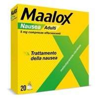 Maalox Nausea Adulti 5mg Metoclopramide Cloridrato, 20 Compresse Effervescenti