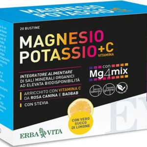 Magnesio e potassio +vit c limone 20 bustine