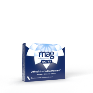 Mag Notte Integratore Per Rilassamento e Sonno Con Magnesio 24 Bustine Gusto Agrumi e Camomilla