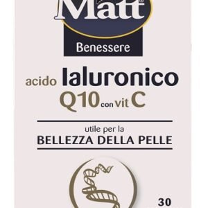 Matt benessere acido ialuronico q10 con vitamina c 30 compresse