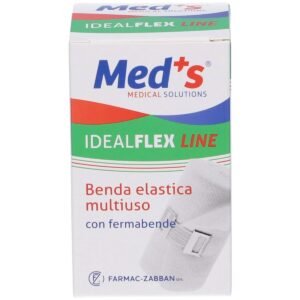 Med's Ideal Flex Benda Elastica Cotone Nylon 4,50 m x 8 cm