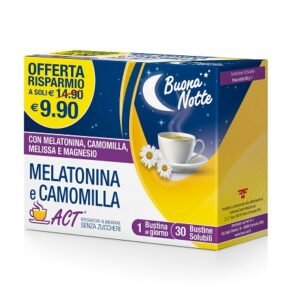 Melatonina act+camomilla 30 bustine