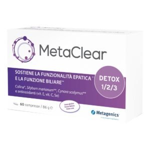 MetaClear Integratore Fegato Confezione 60 Compresse