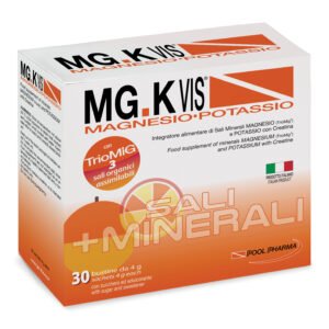 MG.K Vis Magnesio Potassio Arancia Integratore Sali Minerali 30 Bustine