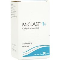 Miclast soluzione cutanea 1% - Miclast trattamento micosi unghie e della pelle, flacone da 30 ml