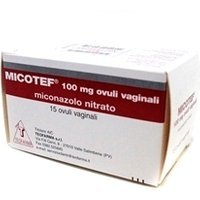 Micotef 100 mg ovuli - Ovuli per il trattamento della micosi vaginale, 15 ovuli