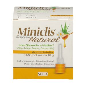 Miniclis Natural Adulti Lassativo 6 Microclismi 10 g