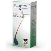 Minoximen 5% Minoxidil Soluzione Cutanea per Alopecia Androgenica, 60ml