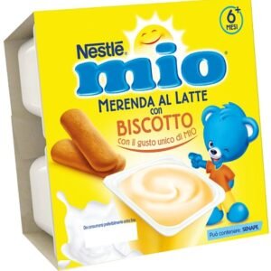 Mio merenda al latte biscotto 4 pezzi da 100 g