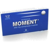 Moment 200mg Ibuprofene Antidolorifico, 12 Compresse Rivestite