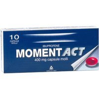 Momentact 400mg Ibuprofene Antidolorifico, 10 Capsule Molli