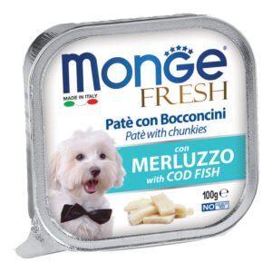 Monge Cane Fresh Vaschetta Adulto Merluzzo 100 Gr