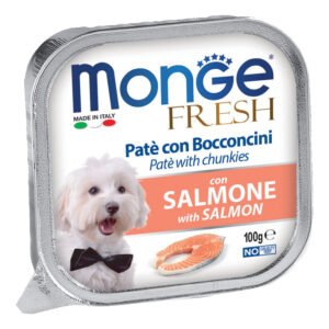Monge Cane Fresh Vaschetta Adulto Salmone 100 Gr