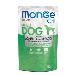 Monge Cane Grill Busta Adulto Agnello & Ortaggi 100 Gr