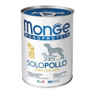 Monge Cane Monoprotein Lattina Adulto Solo Pollo 400 Gr