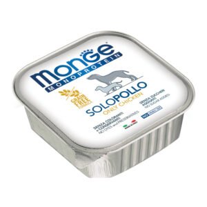 Monge Cane Monoprotein Vaschetta Adulto Solo Pollo 150 Gr
