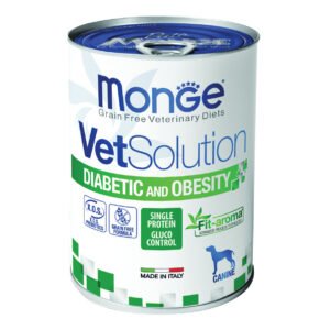 Monge Cane Vet Solution Diabetic & Obesity Lattina 400 Gr