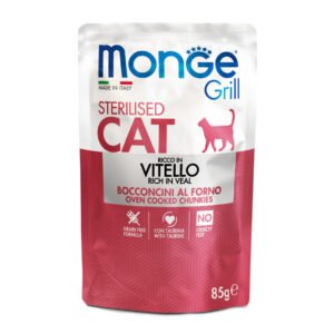 Monge Gatto Grill Busta Adulto Sterilizzato Vitello 85 Gr