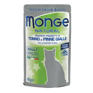 Monge Gatto Natural Busta Adulto Tonno Del Pacifico 80 Gr